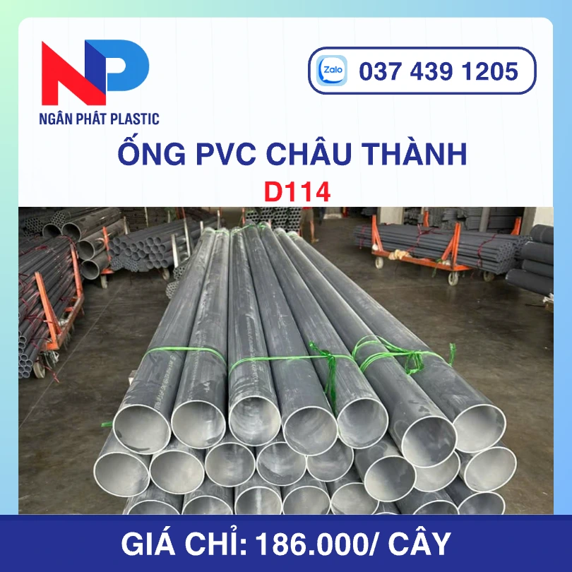Ống Nhựa uPVC D114 Châu Thành Bơm Cát